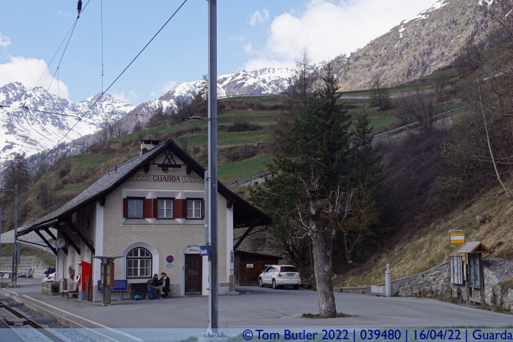 Photo ID: 039480, Guarda Station, Guarda, Switzerland