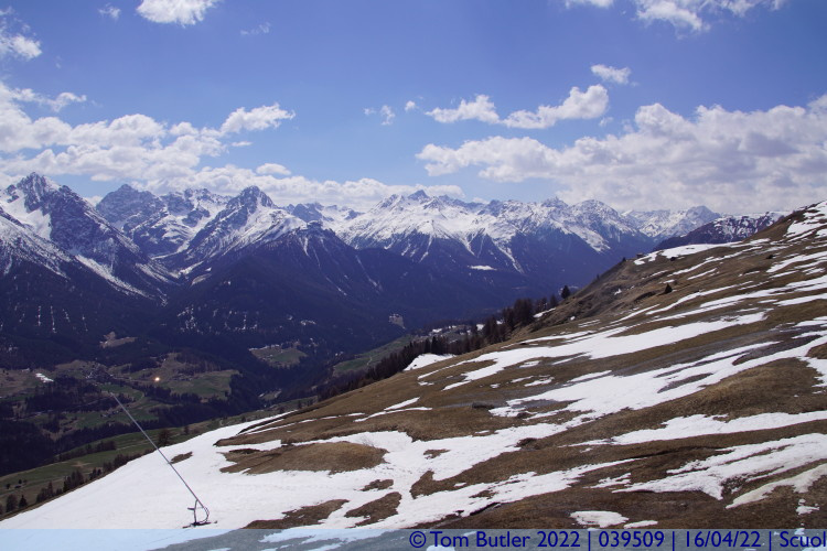 Photo ID: 039509, Alps from the restaurant, Scuol, Switzerland