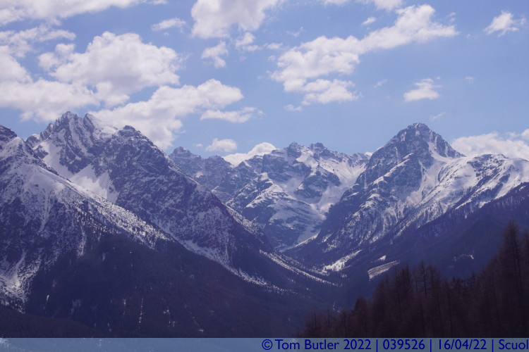 Photo ID: 039526, Peaks, Scuol, Switzerland