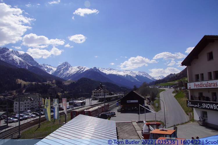 Photo ID: 039536, Overlooking the station, Scuol, Switzerland