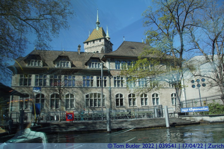 Photo ID: 039541, Departing the Landesmuseumquai, Zurich, Switzerland