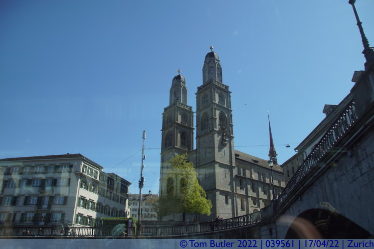 Photo ID: 039561, Double towers of the Grossmnster, Zurich, Switzerland