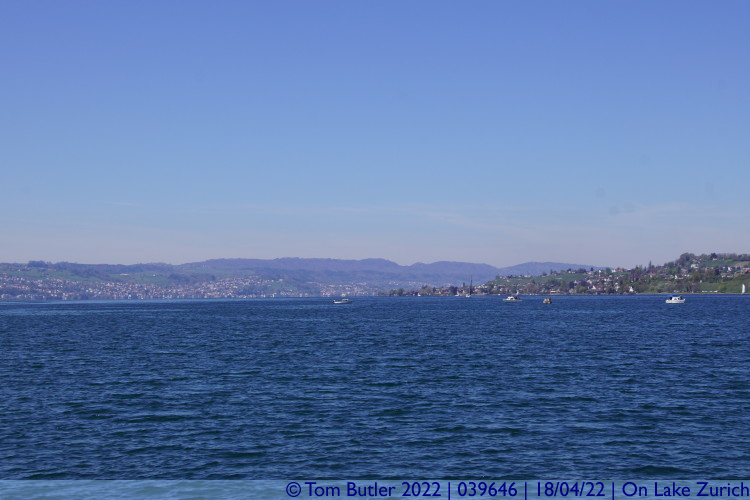Photo ID: 039646, Heading up the lake, On Lake Zurich, Switzerland