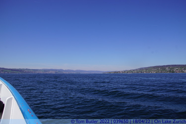 Photo ID: 039650, Looking up the lake, On Lake Zurich, Switzerland