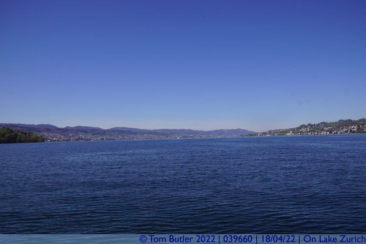Photo ID: 039660, Looking up the lake, On Lake Zurich, Switzerland