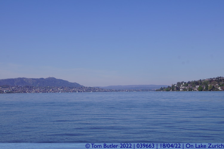 Photo ID: 039663, Looking up the lake, On Lake Zurich, Switzerland