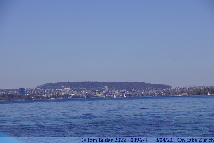 Photo ID: 039671, Towards central Zurich, On Lake Zurich, Switzerland