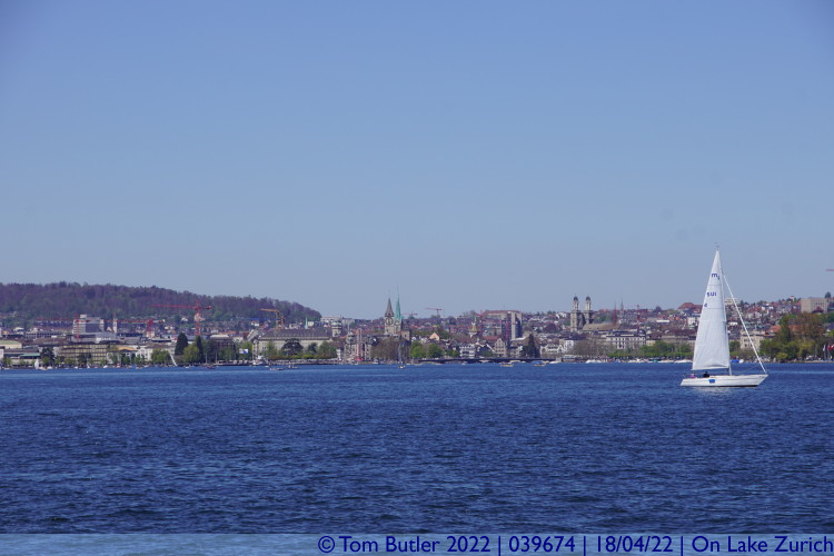 Photo ID: 039674, Approaching Zurich, On Lake Zurich, Switzerland