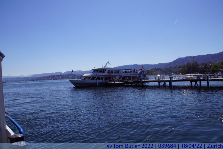 Photo ID: 039684, Ferry ready to sail, Zurich, Switzerland