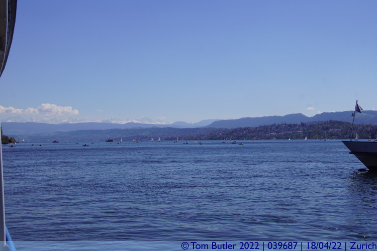 Photo ID: 039687, Looking down the lake, Zurich, Switzerland