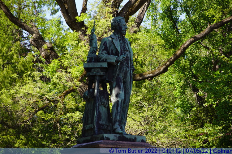 Photo ID: 040112, Statue to Bartholdi, Colmar, France