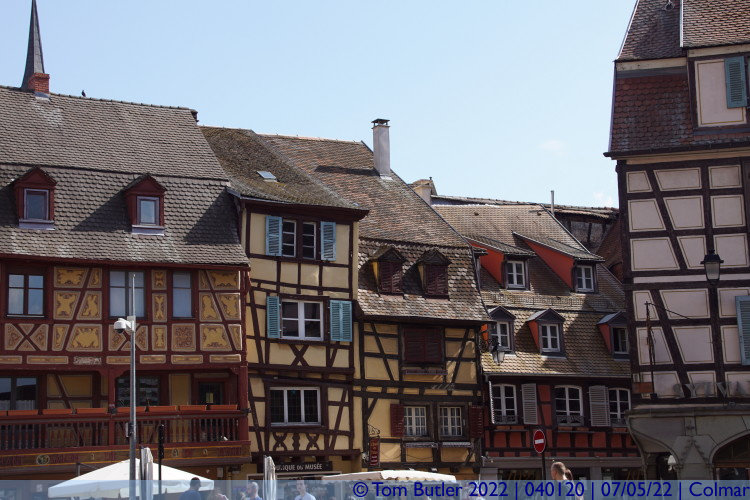 Photo ID: 040120, Old half timbered buildings, Colmar, France