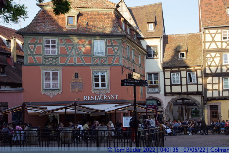 Photo ID: 040135, Half timbered Restaurants, Colmar, France