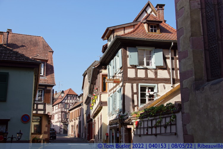 Photo ID: 040153, Half timbered buildings, Ribeauvill, France