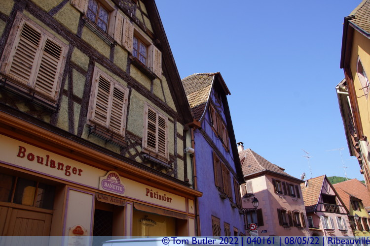Photo ID: 040161, Half timbered buildings, Ribeauvill, France