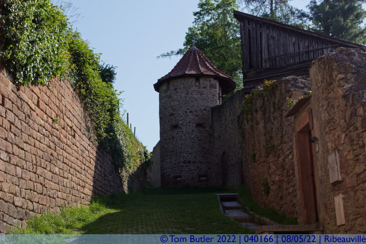 Photo ID: 040166, Remnants of the town walls, Ribeauvill, France