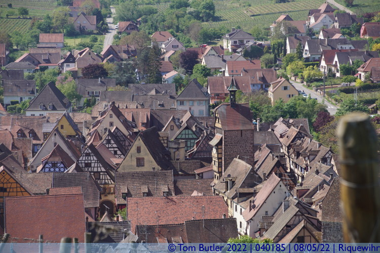 Photo ID: 040185, Looking down on Riquewihr, Riquewihr, France