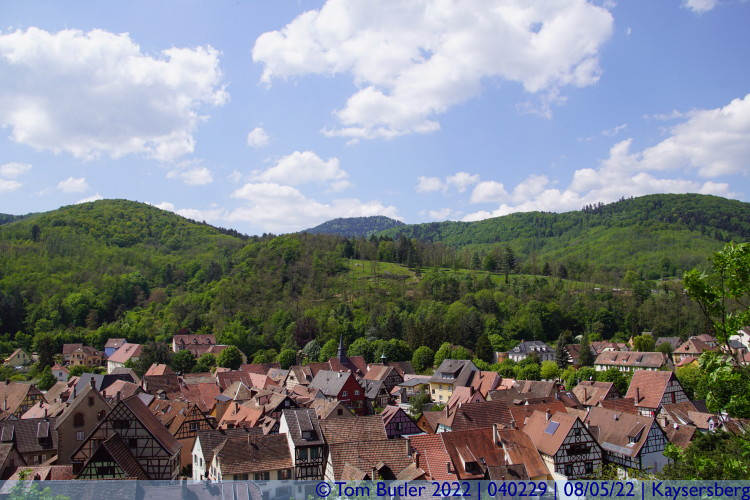 Photo ID: 040229, View from the Chteau, Kaysersberg, France