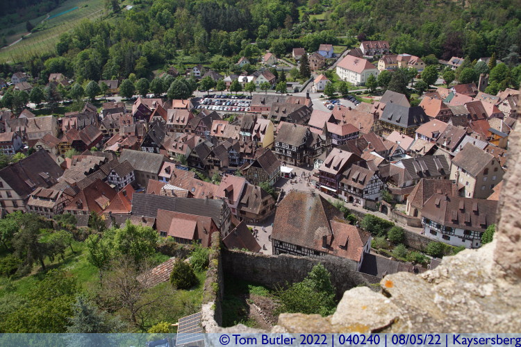 Photo ID: 040240, View from the tower, Kaysersberg, France