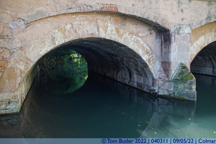 Photo ID: 040311, By St Peters Bridge, Colmar, France