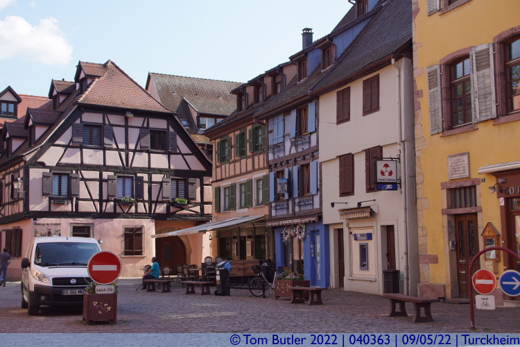 Photo ID: 040363, Half timbered houses, Turckheim, France
