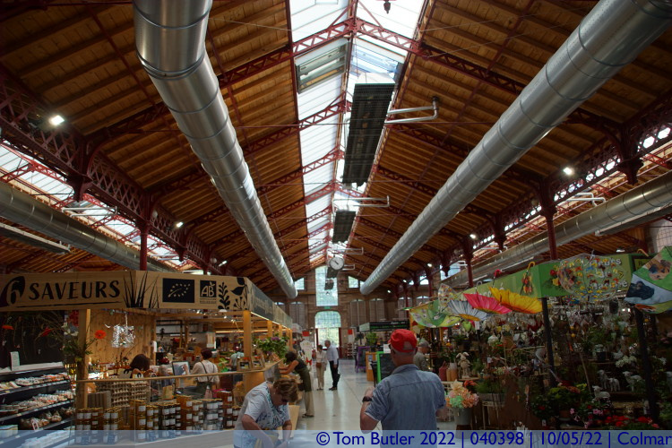 Photo ID: 040398, Inside the Covered Market, Colmar, France