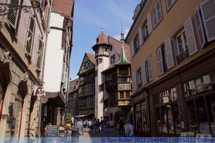 Photo ID: 040400, Approaching the Maison Pfister, Colmar, France