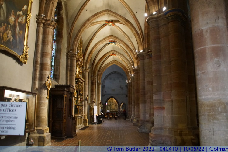 Photo ID: 040410, Inside the church, Colmar, France