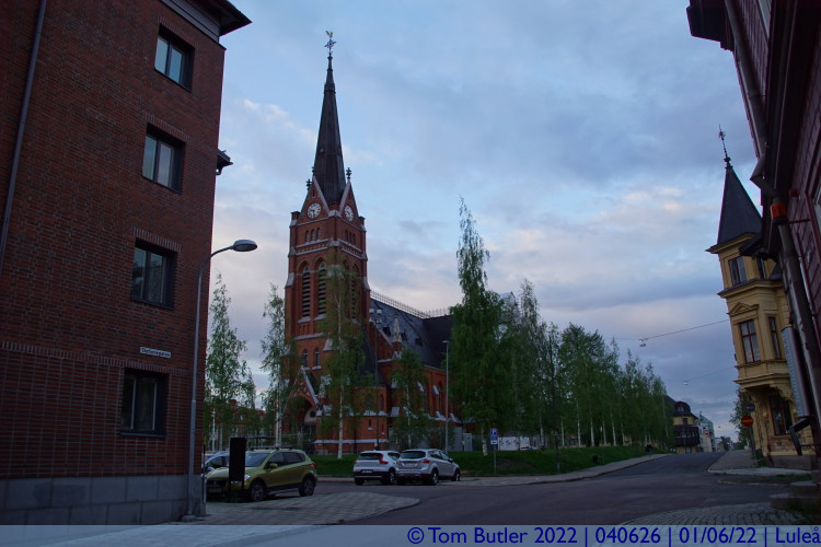 Photo ID: 040626, Approaching the Cathedral, Lule, Sweden