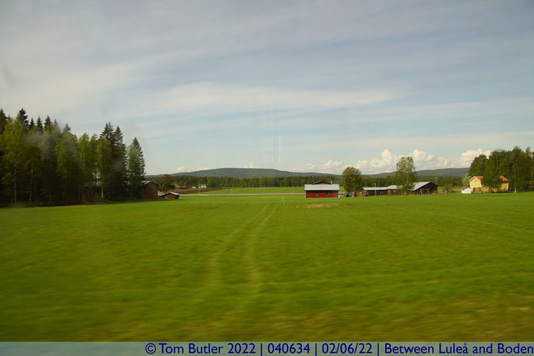 Photo ID: 040634, Grassy Fields, Between Lule and Boden, Sweden