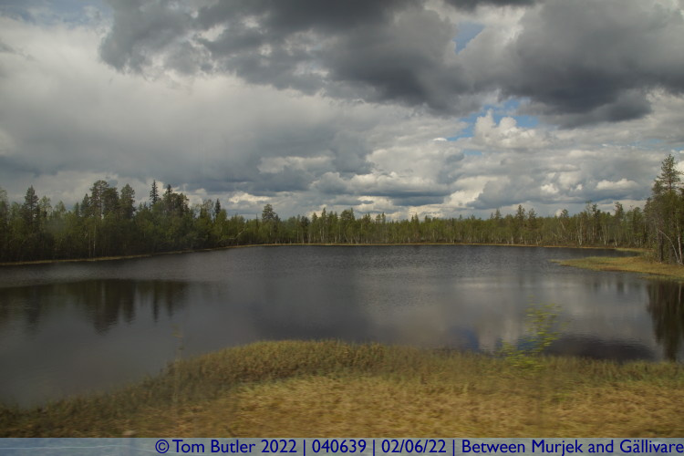 Photo ID: 040639, Lake, Between Murjek and Gllivare, Sweden