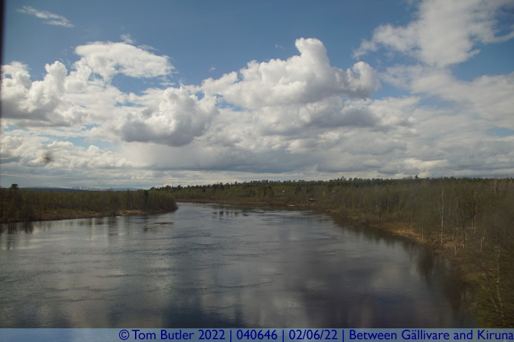 Photo ID: 040646, Crossing a river, Between Gllivare and Kiruna, Sweden