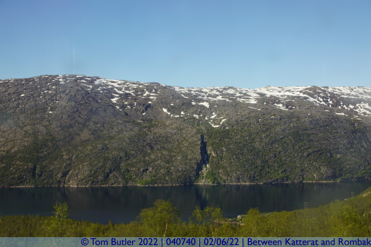 Photo ID: 040740, View across the fjord, Between Katterat and Rombak, Norway