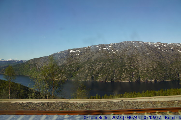 Photo ID: 040745, Station and Fjord, Rombak, Norway