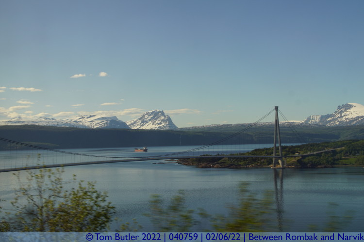 Photo ID: 040759, Approaching the Hlogalandsbrua, Between Rombak and Narvik, Norway