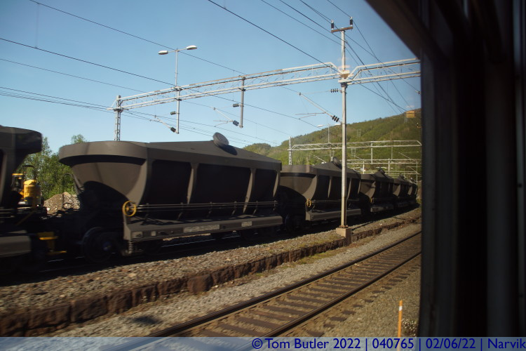 Photo ID: 040765, Empty Iron Ore wagons heading to Kiruna, Narvik, Norway