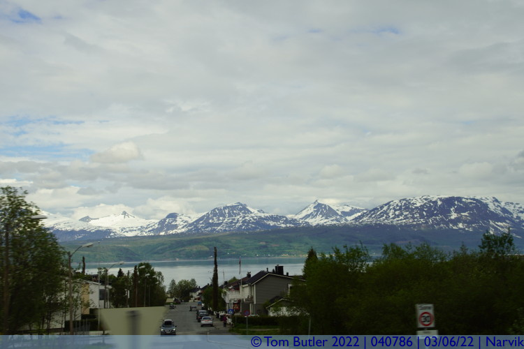 Photo ID: 040786, Peaks on the opposite bank of the Fjord, Narvik, Norway