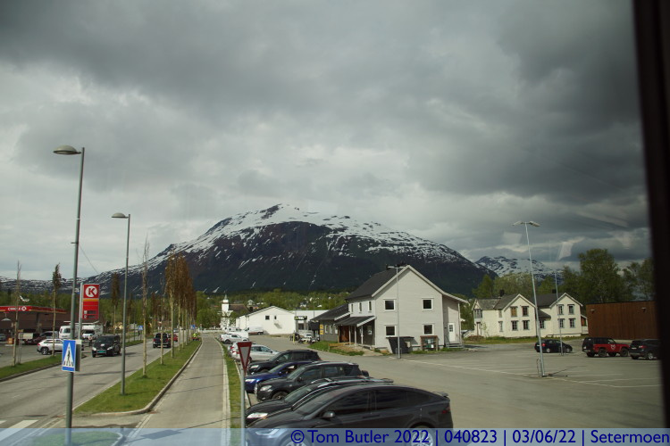 Photo ID: 040823, View from the centre of town, Setermoen, Norway