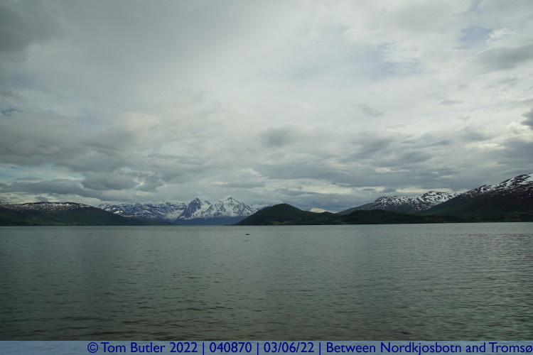 Photo ID: 040870, View over the Balsfjorden, Between Nordkjosbotn and Troms, Norway