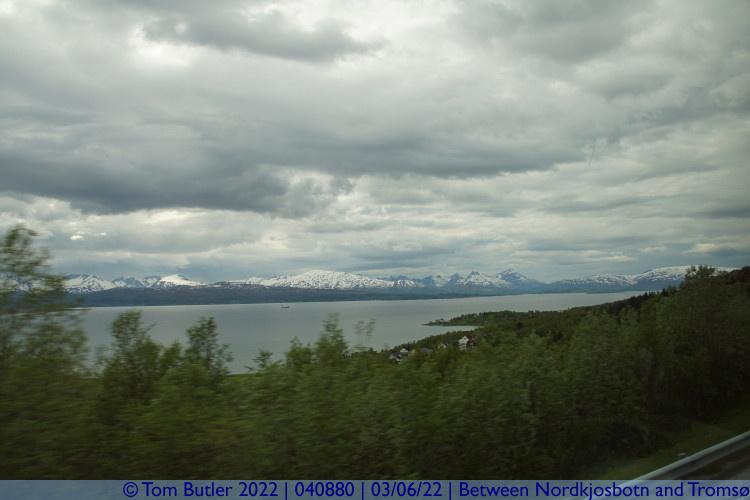 Photo ID: 040880, Straumsfjorden and Balsfjorden merging, Between Nordkjosbotn and Troms, Norway