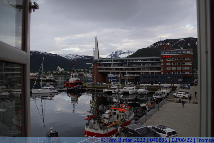 Photo ID: 040896, View from the hotel, Troms, Norway