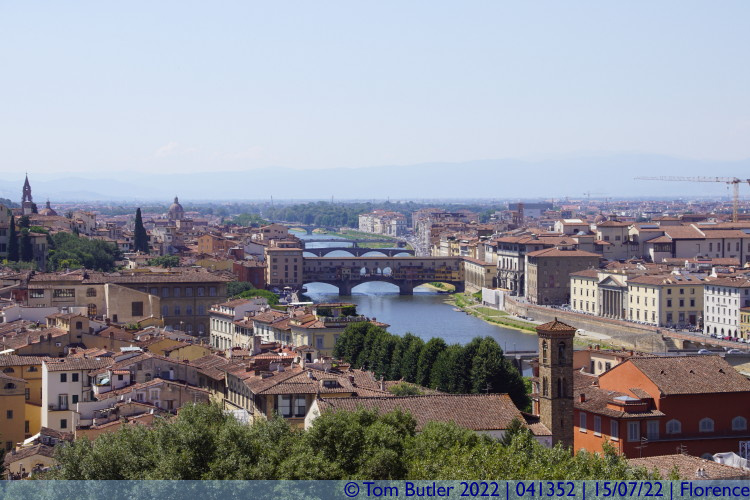 Photo ID: 041352, View from the Piazzale Michelangelo, Florence, Italy