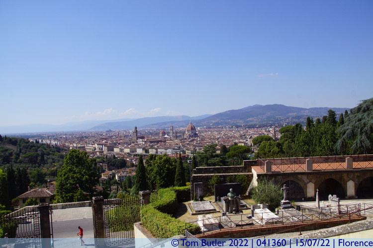Photo ID: 041360, View from San Miniato al Monte, Florence, Italy