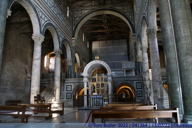 Photo ID: 041364, Inside San Miniato al Monte, Florence, Italy