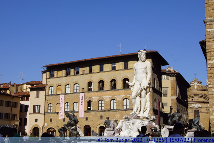 Photo ID: 041385, Neptune Fountain, Florence, Italy