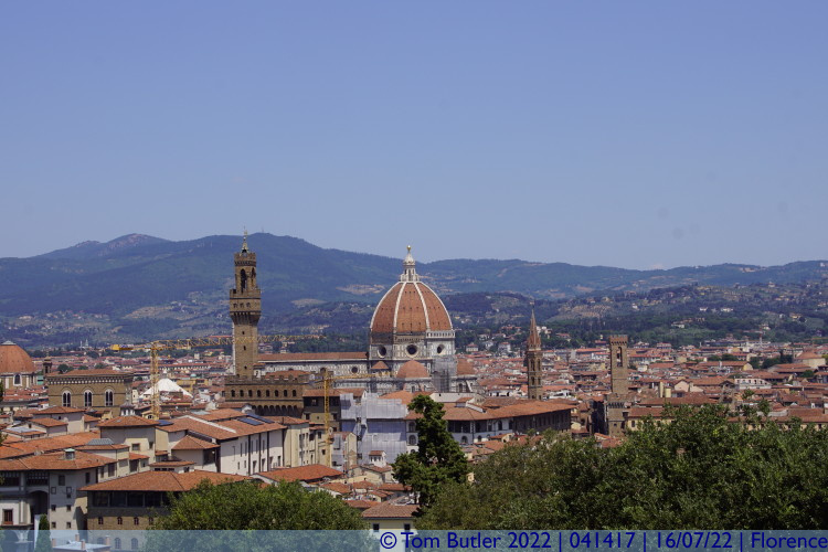 Photo ID: 041417, Duomo from Bardini, Florence, Italy
