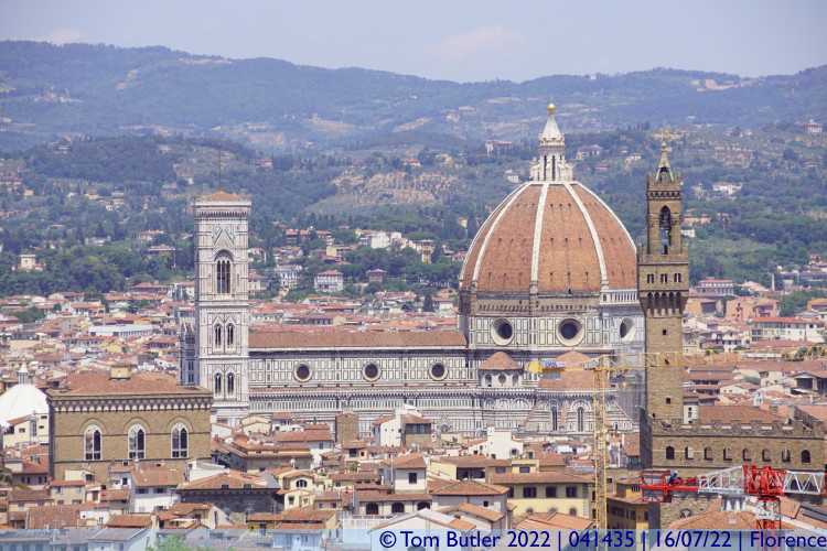 Photo ID: 041435, Duomo from the Fort, Florence, Italy