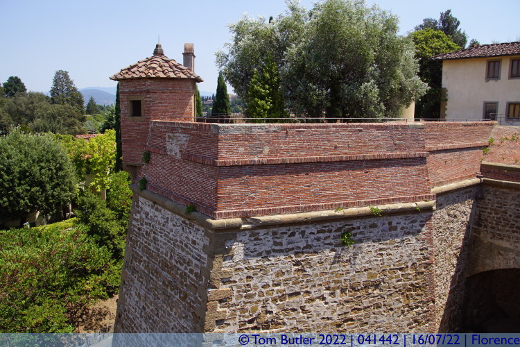 Photo ID: 041442, Outer walls of the fort, Florence, Italy