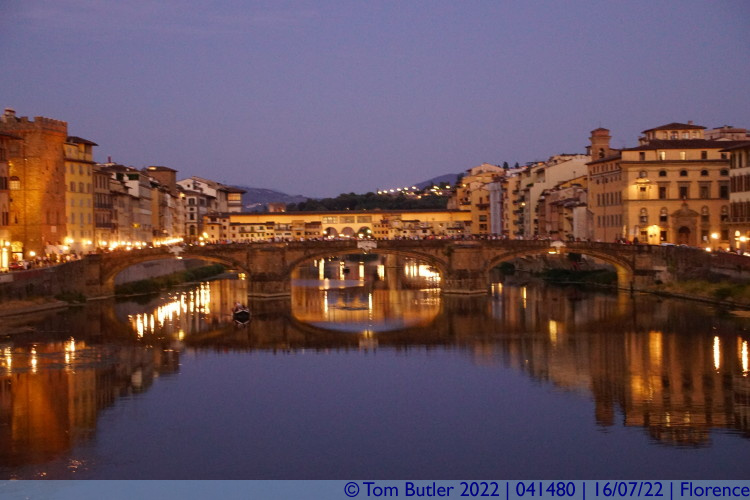 Photo ID: 041480, Ponte Santa Trinita and Ponte Vecchio, Florence, Italy