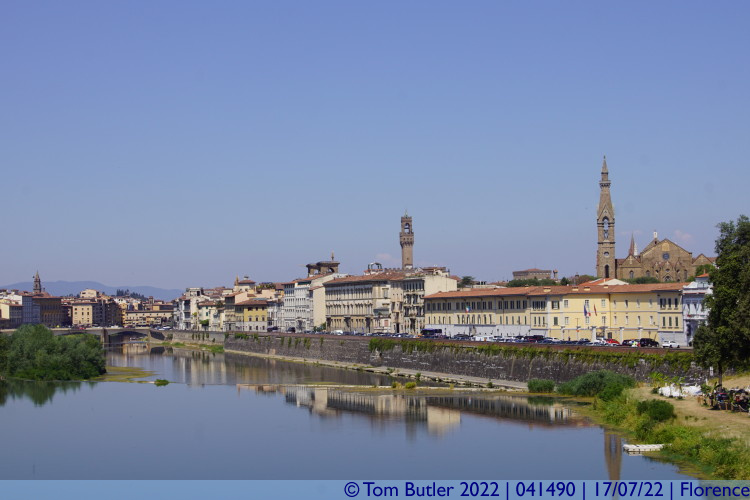 Photo ID: 041490, View from the Ponte a San Niccol, Florence, Italy